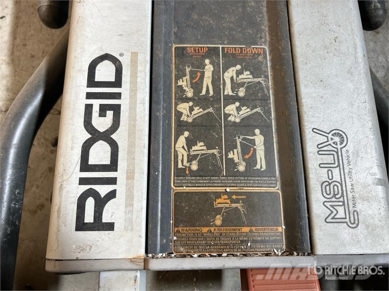 Ridgid Portable Mitre Saw Stand & Hydraulic Unit Other components