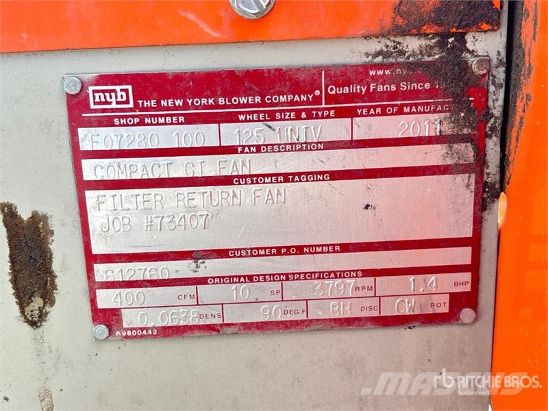  RING-R Mulch Filter Fan Electric Motor Moteur Industriel