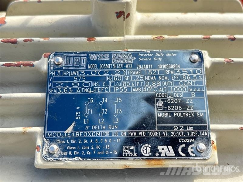  RING-R Mulch Filter Fan Electric Motor Moteur Industriel