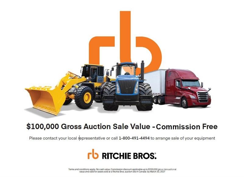  Ritchie Bros. $100,000 Commission-Free Auction Vou Other farming machines