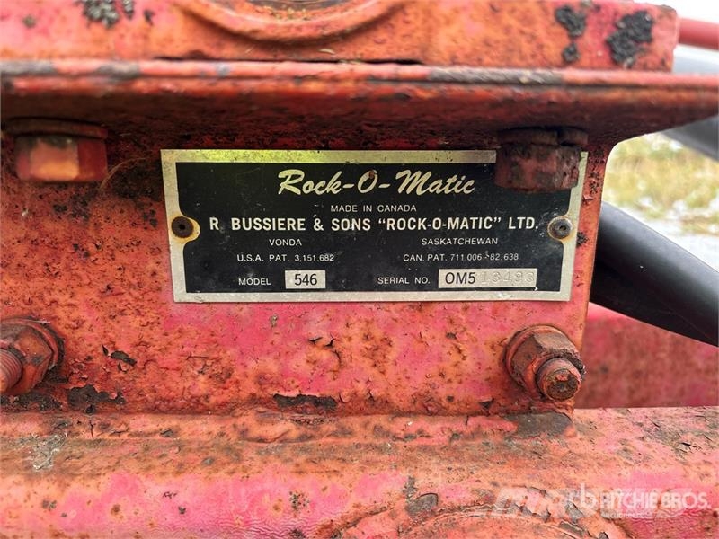  Rock-O-Matic 546 60 in Paddle Rock Picker Recolectoras de piedras