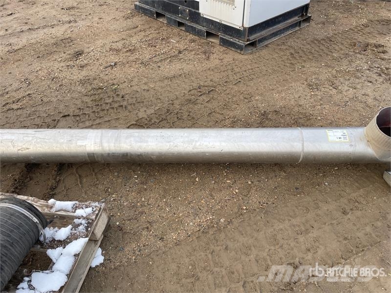 Romafa 8 in x 22 ft Stainless Steel Loading Grain Equipamento de transporte