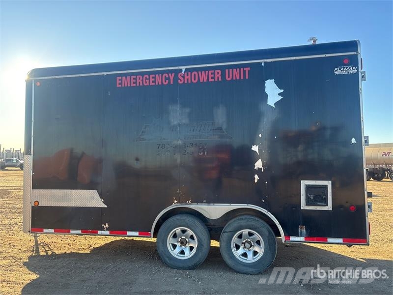 Royal Cargo 17 ft T/A Emergency Shower Unit Enclosed Tra Van Body Trailers