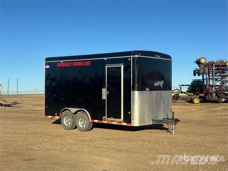 Royal Cargo 17 ft T/A Emergency Shower Unit Enclosed Tra Van Body Trailers