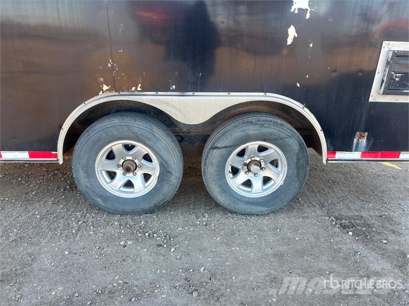 Royal Cargo 17 ft T/A Emergency Shower Unit Enclosed Tra Van Body Trailers