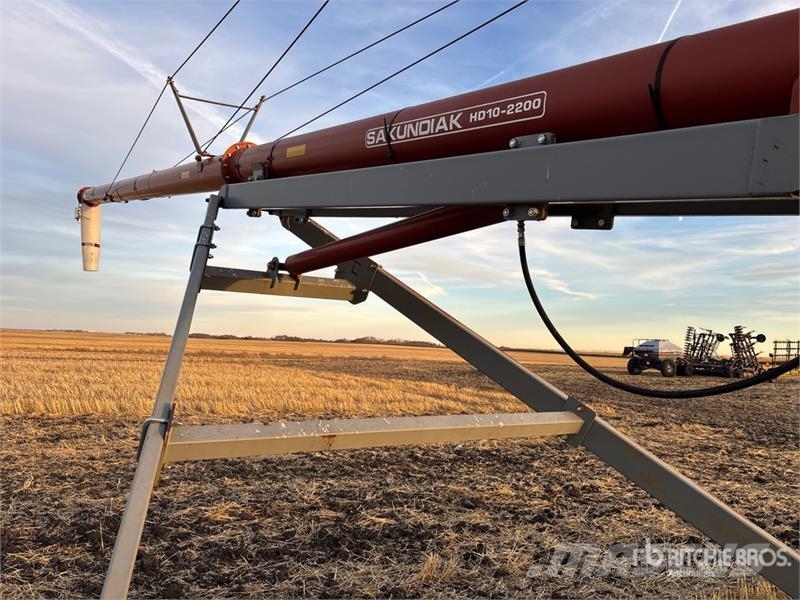 Sakundiak HD10-2200 10 in x 73 ft Swing Grain Auge Transportna oprema