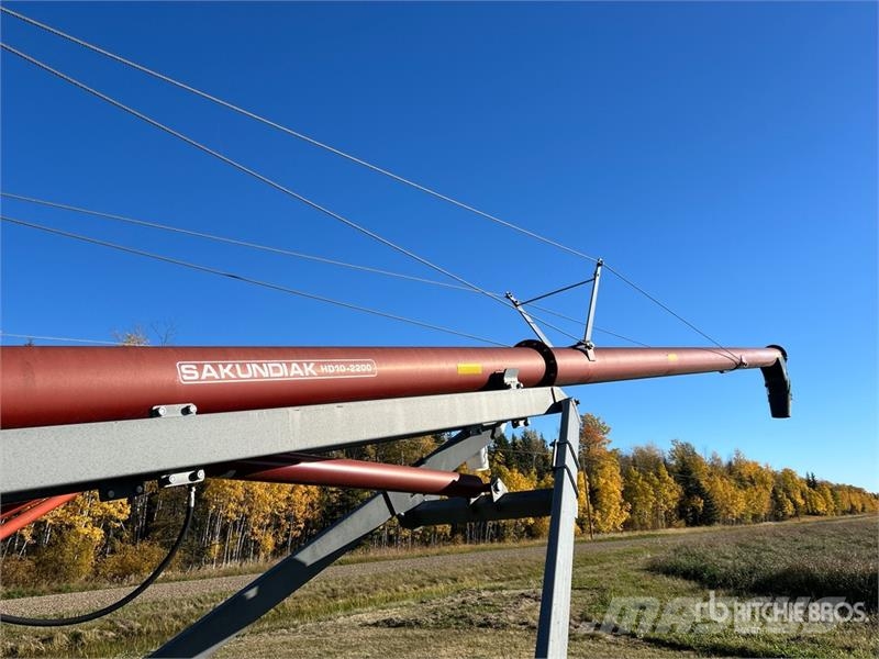  Sakundiak HD10-2200SL 10 in x 71 ft Swing Grain Au Förderbänder