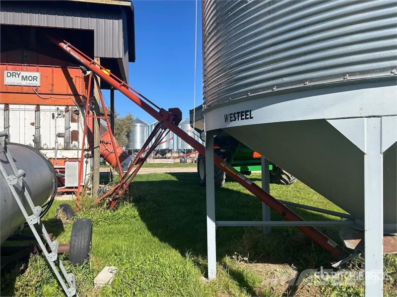 Sakundiak HD6-41 6 in x 41 ft Grain Auger Transportbanden en Rollenbanen