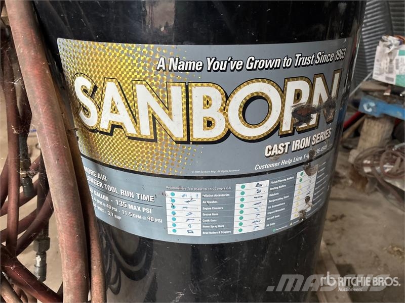 Sanborn 13.4 cfm 60 gal Air Compressor Kompressoren