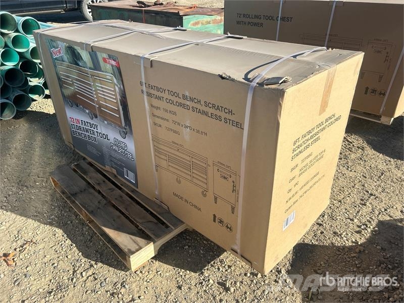 SandStrike 72DDC 6 ft 17-Drawer Fatboy Workbench Andre komponenter