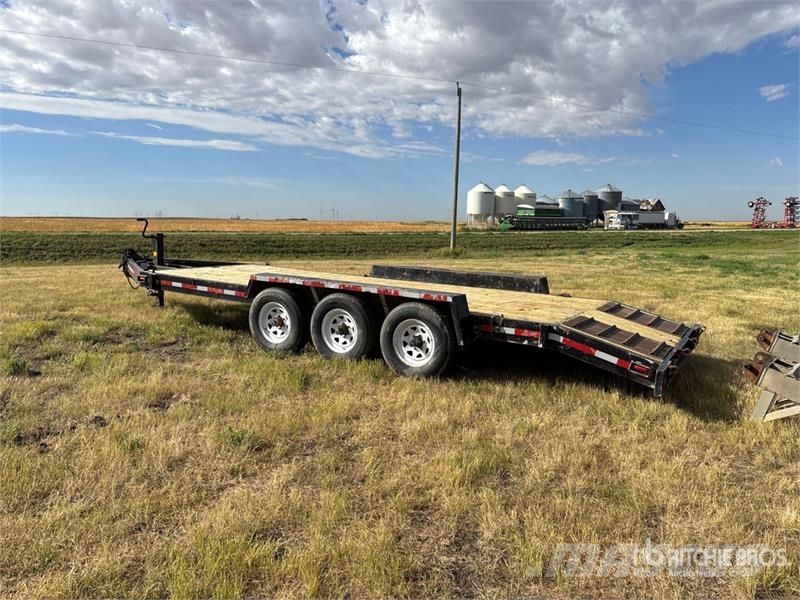Saturn 21 ft Tri/A Equipment Trailer Oprijwagen