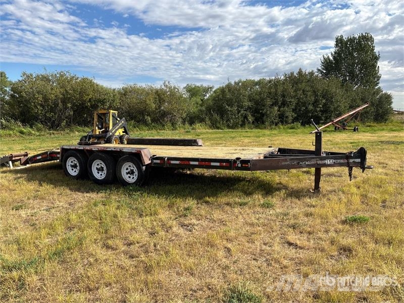 Saturn 21 ft Tri/A Equipment Trailer Oprijwagen