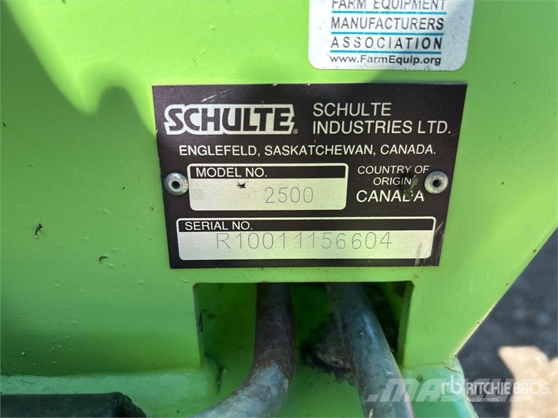 Schulte 2500 Giant 53 in Paddle Rock Picker Skupljači kamenja