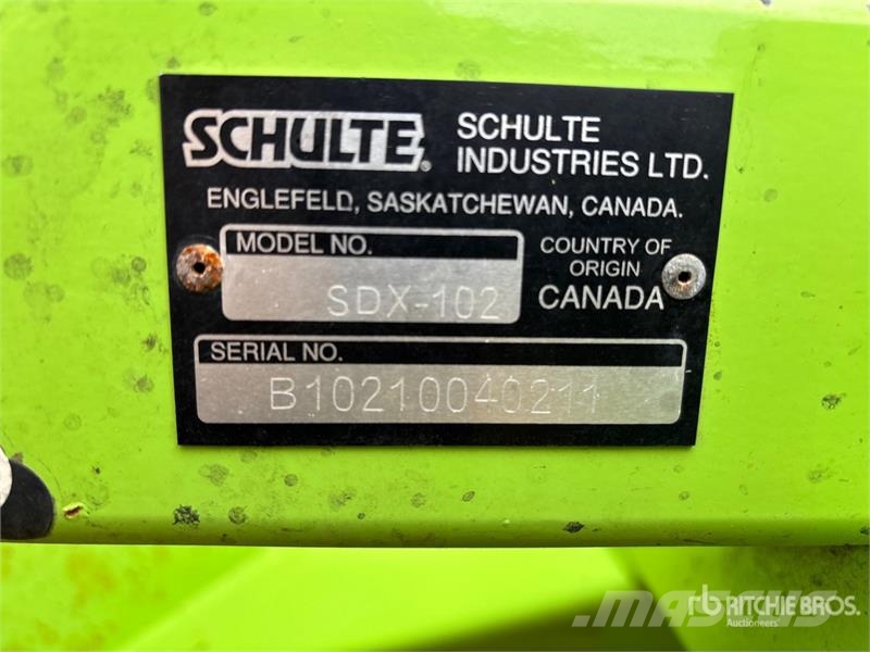Schulte 8 ft 6 in 3-Point Snow Blower Spazzaneve