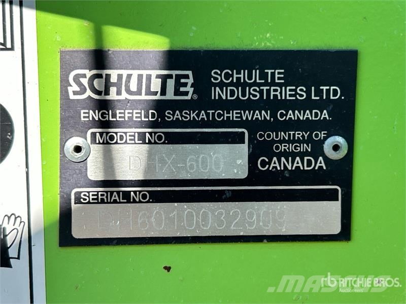Schulte DHX-600 60 ft Disc Harrow Gradas de discos