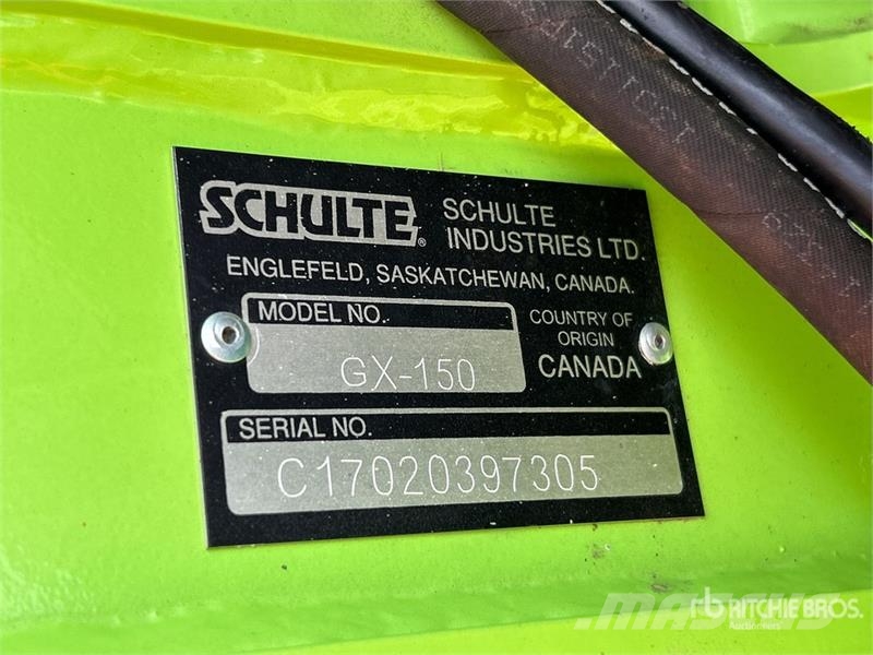 Schulte GX-150 15 ft Flex Wing Rotary Cutter Topknusere