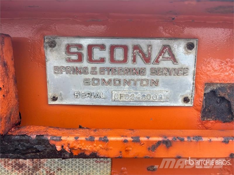 Scona 40 ft T/A Flatbed Oilfield Trailer Perdirbimo įranga