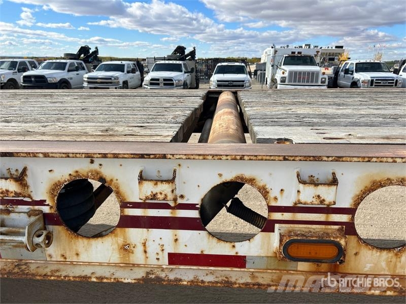 Scona 48 ft Tri/A Flatbed Oilfield Trailer Processing Equipment
