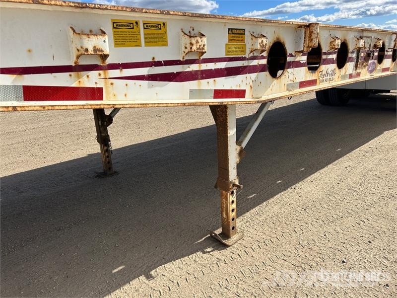 Scona 48 ft Tri/A Flatbed Oilfield Trailer Processing Equipment