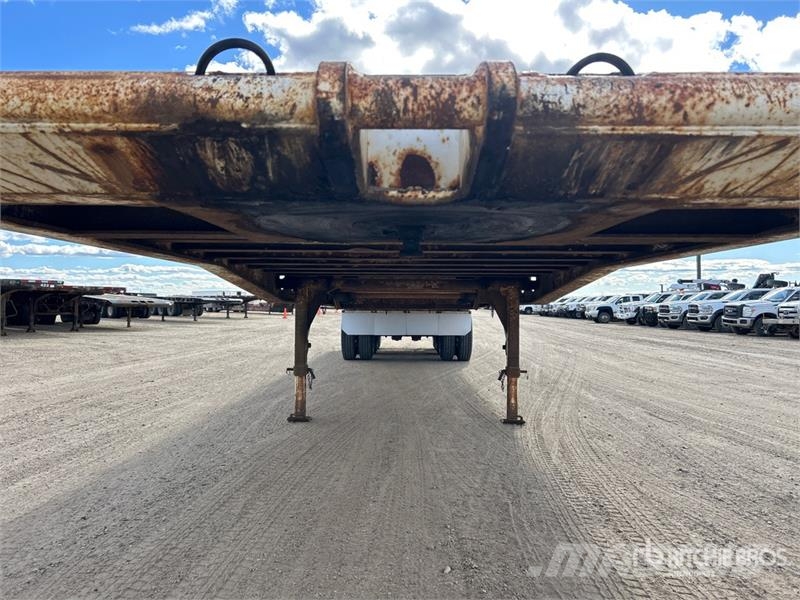 Scona 48 ft Tri/A Flatbed Oilfield Trailer Processing Equipment
