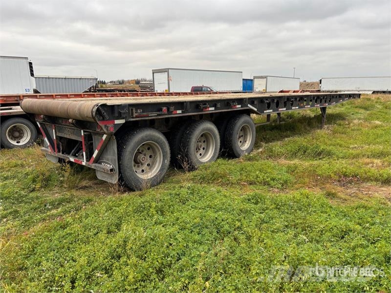 Scona 49 ft Tri/A Flatbed Oilfield Trailer Processutrustning