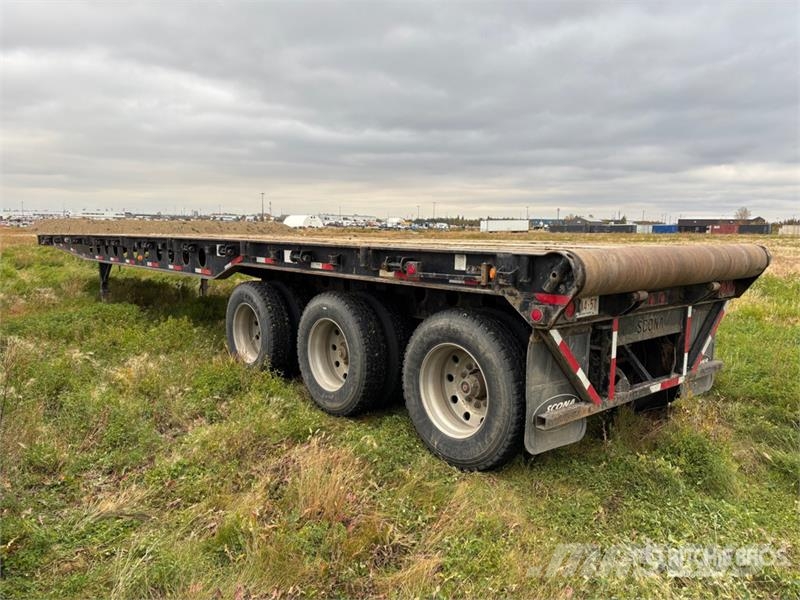 Scona 49 ft Tri/A Flatbed Oilfield Trailer Processutrustning