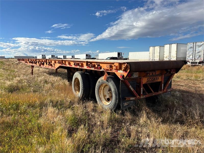  Scona 50 ft Tri/A Flatbed 50 Ton Oilfield Trailer  Verarbeitungsgeräte