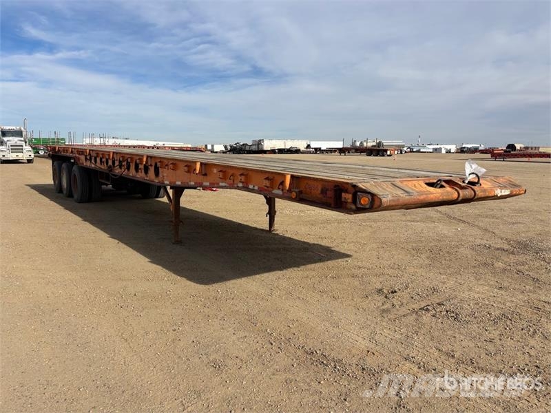 Scona 50 ft Tri/A Flatbed Oilfield Trailer Processing Equipment