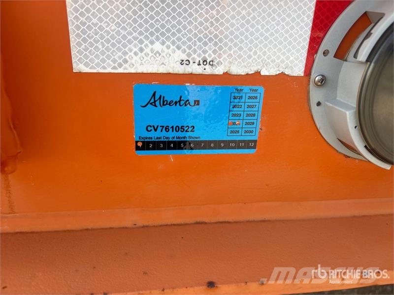 Scona 50 ft Tri/A Flatbed Oilfield Trailer 加工设备