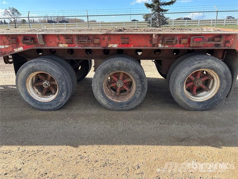 Scona 50 ft Tri/A Flatbed Oilfield Trailer Macchine utensili