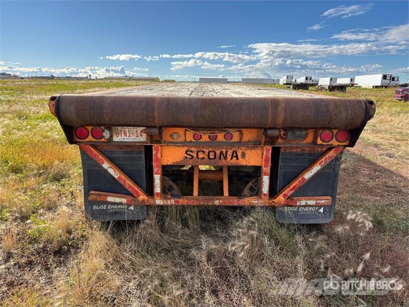  Scona 50 ft Tri/A Flatbed 50 Ton Oilfield Trailer  Verarbeitungsgeräte