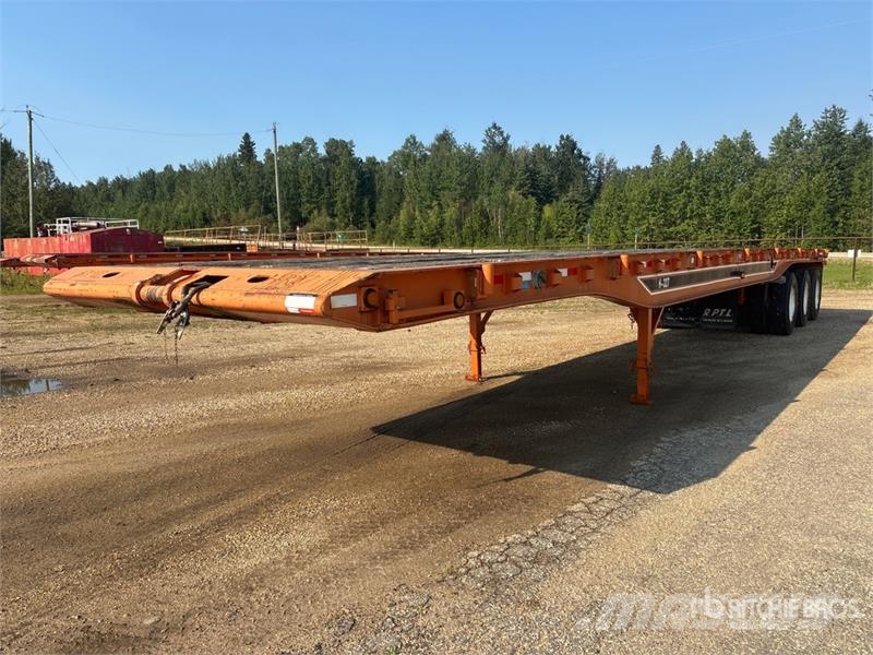 Scona 50 ft Tri/A Flatbed Oilfield Trailer 加工设备