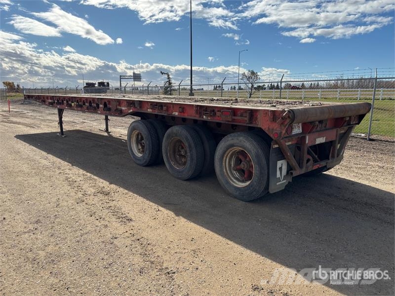 Scona 50 ft Tri/A Flatbed Oilfield Trailer Macchine utensili