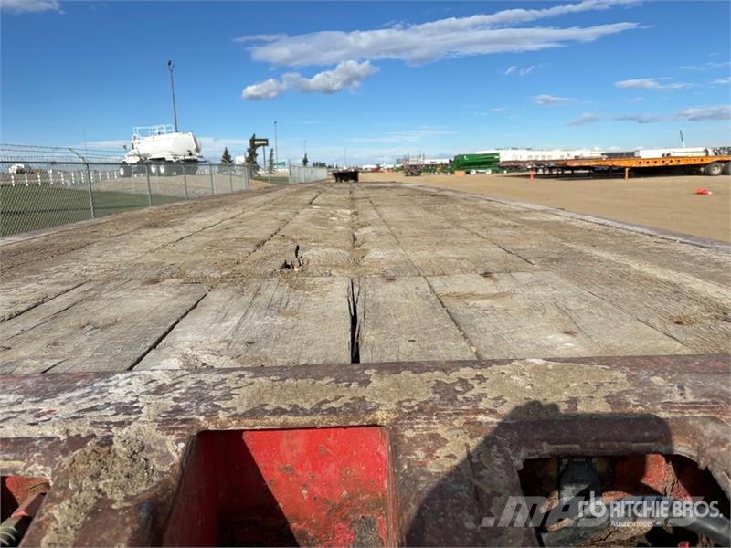 Scona 50 ft Tri/A Flatbed Oilfield Trailer Macchine utensili