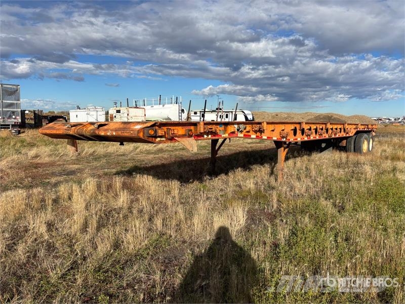  Scona 50 ft Tri/A Flatbed 50 Ton Oilfield Trailer  Verarbeitungsgeräte
