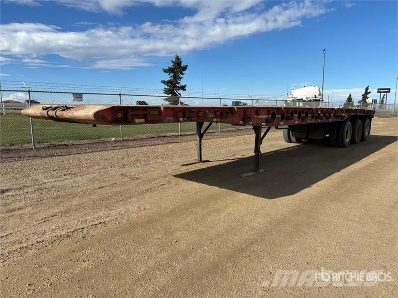 Scona 50 ft Tri/A Flatbed Oilfield Trailer Macchine utensili