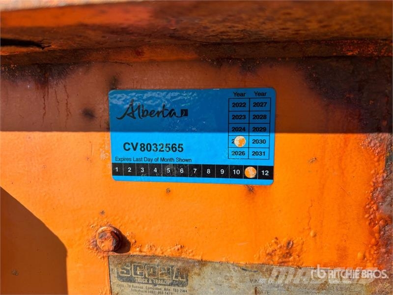  Scona 50 ft Tri/A Flatbed 50 Ton Oilfield Trailer  Verarbeitungsgeräte