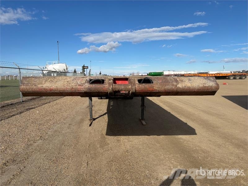 Scona 50 ft Tri/A Flatbed Oilfield Trailer Macchine utensili