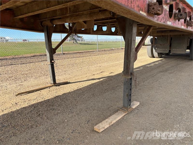Scona 50 ft Tri/A Flatbed Oilfield Trailer Macchine utensili