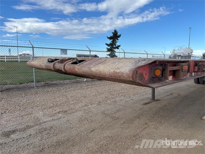 Scona 50 ft Tri/A Flatbed Oilfield Trailer Macchine utensili
