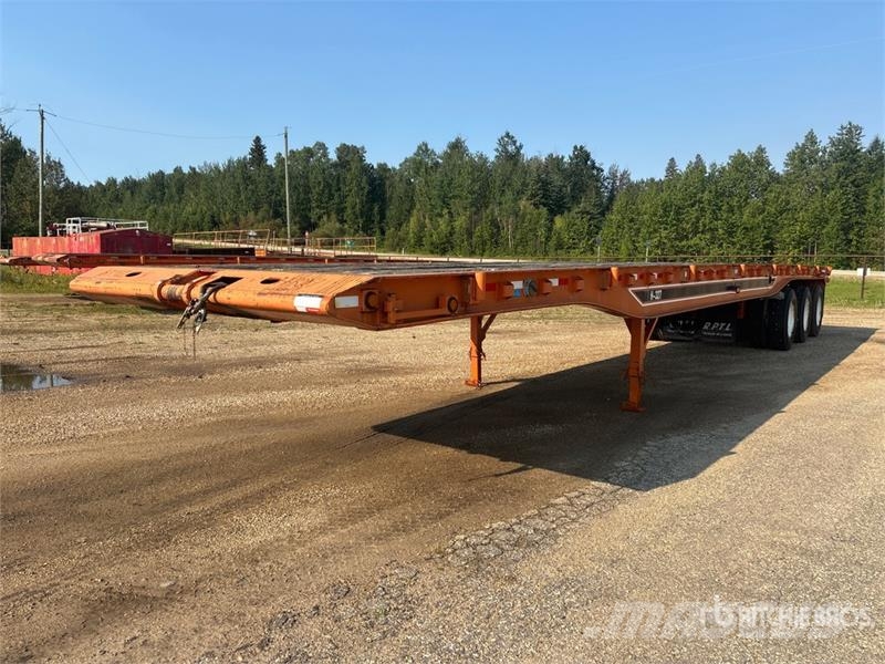 Scona 50 ft Tri/A Flatbed Oilfield Trailer 加工设备