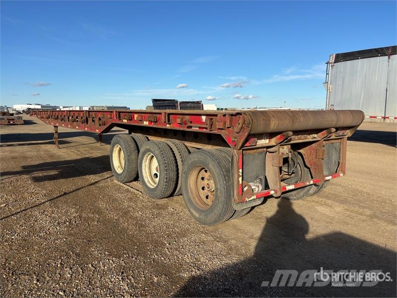 Scona 50 ton 53 ft Tri/A Flatbed Oilfield Trailer Előállítási eszközök