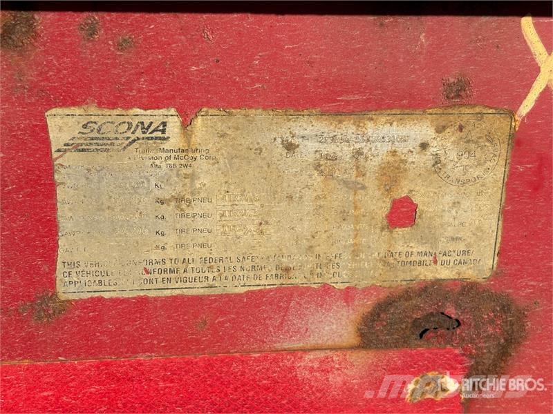 Scona 50 ton 53 ft Tri/A Flatbed Oilfield Trailer Előállítási eszközök