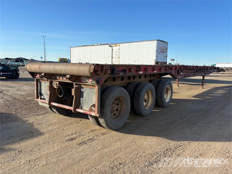 Scona 50 ton 53 ft Tri/A Flatbed Oilfield Trailer Előállítási eszközök