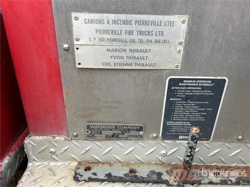 Scot Pierreville 4x2 Fire Truck (Inoperable) Gasilska vozila