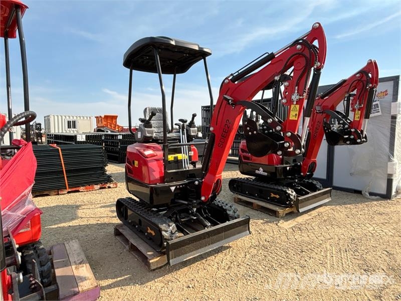 SDEE22-RED Mini Excavator (Unused) Mini Escavadoras <7t