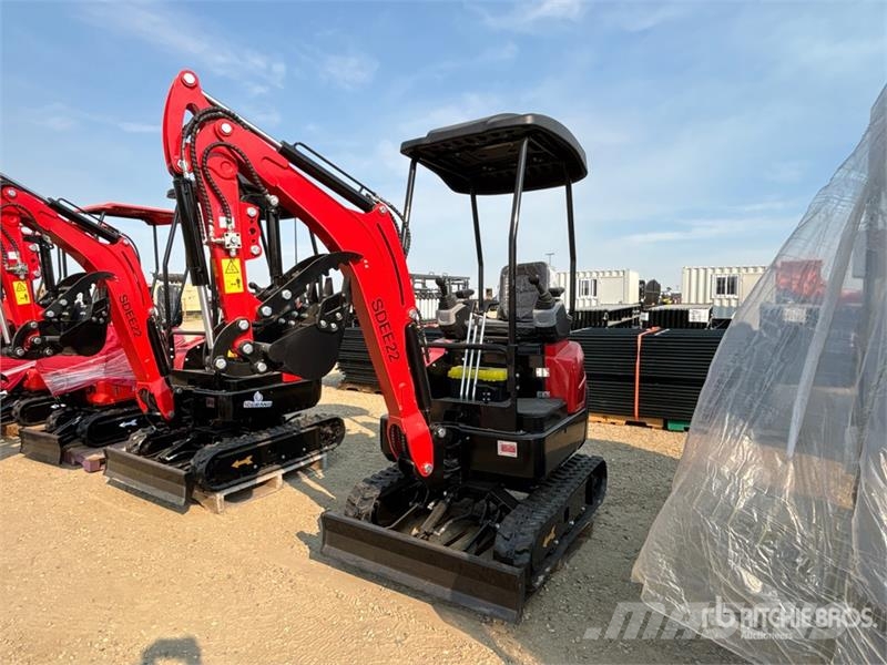  SDEE22-RED Mini Excavator (Unused) Miniexcavadoras
