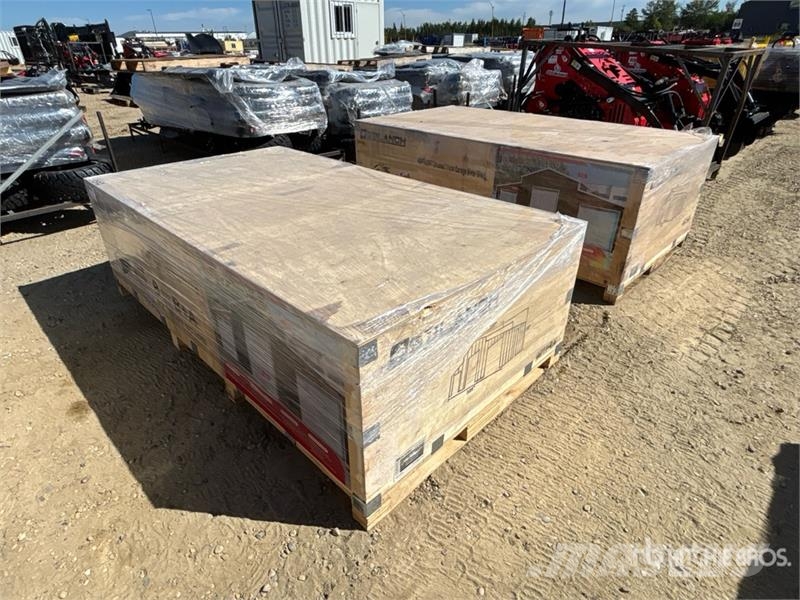  SDL4230TGMS 42 ft x 30 ft Triple Garage Metal Shed Stahlrahmenaufbauten