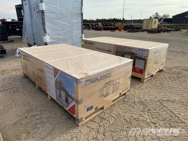  SDL4230TGMS 42 ft x 30 ft Triple Garage Metal Shed Stahlrahmenaufbauten