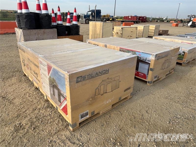  SDL4230TGMS 42 ft x 30 ft Triple Garage Metal Shed Stahlrahmenaufbauten